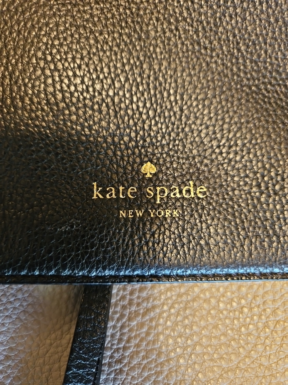 Kate Spade Two-Tone Leather Backpack - Black & Cream